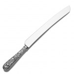 Repousse Sterling Cake Knife Features an intricate floral design along its entire stem and handle
Product Type: Cake Knife
Primary Material: Sterling Silver
Handle Material: Sterling Silver
Product Weight:  .77 lb
Handle Pattern:  Ornate